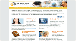 Desktop Screenshot of akademiktercume.com